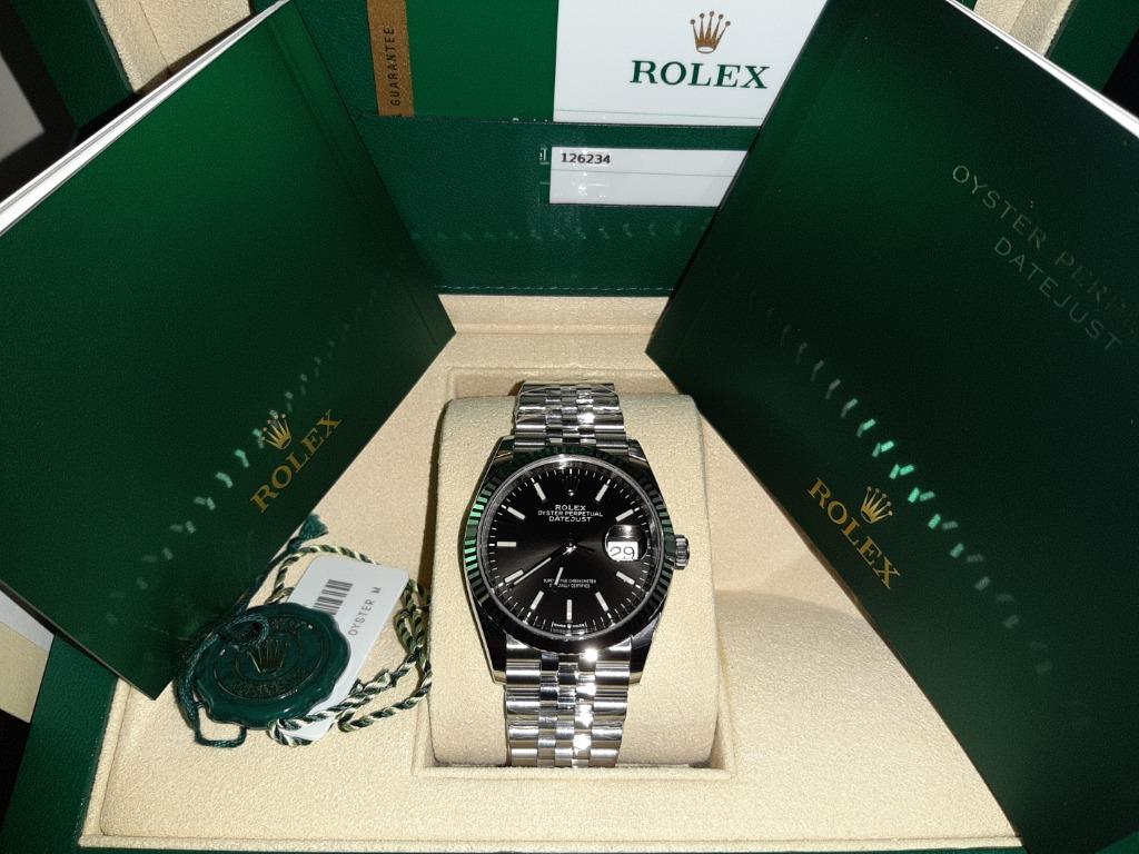 Replica Rolex Datejust Black Dial