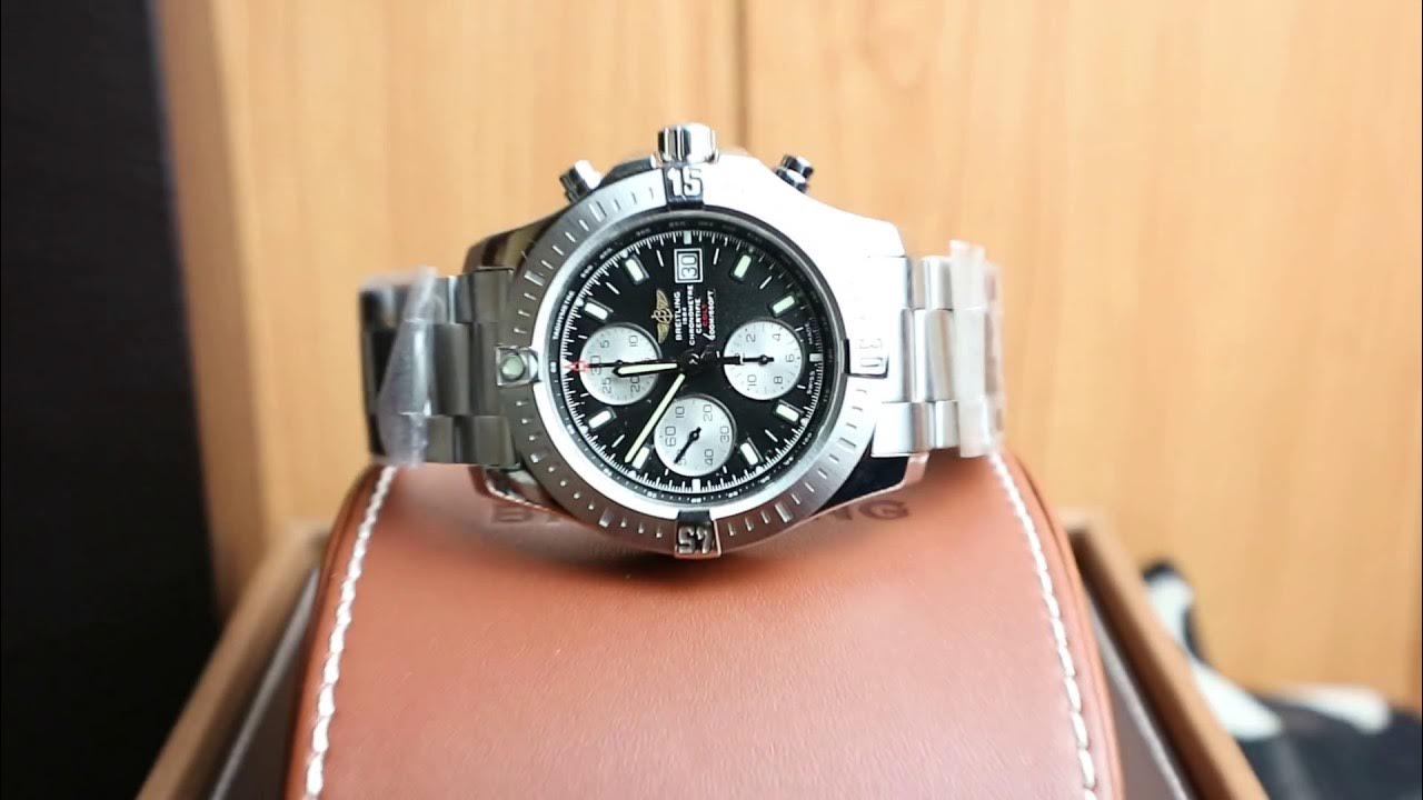 Fake Breitling Colt Chronograph Automatic Black Steel